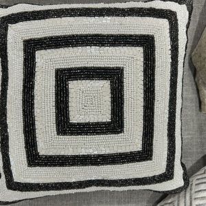 Decorative Beaded Pillow